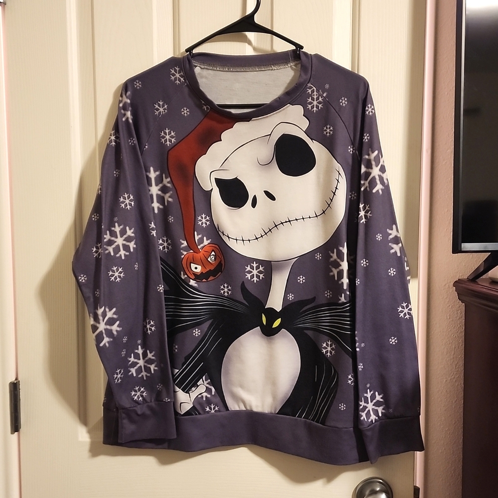 Long sleeved Jack Skellington Tee